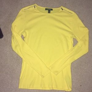 Ralph Lauren yellow sweater